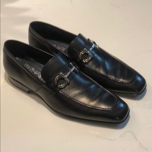 Salvatore Ferragamo black dress shoes